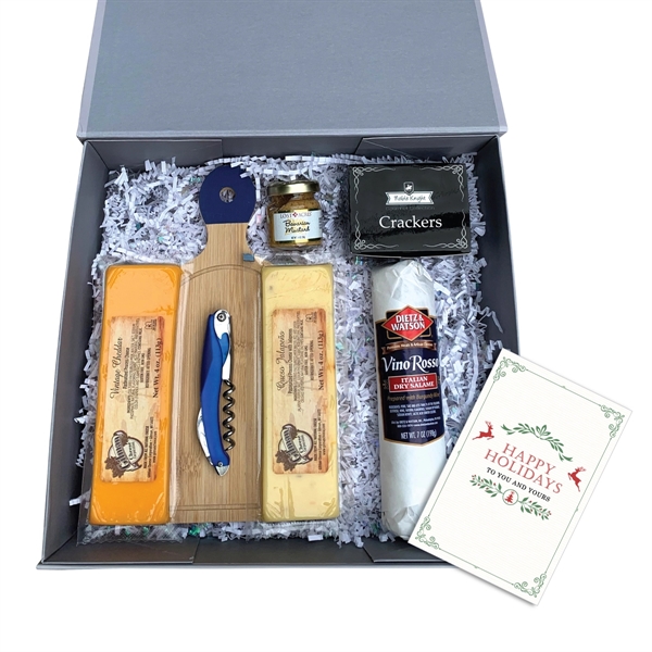 Wine and cheese gift set with everything you need for hosting... from ASI 61125 Hit Promotional Products