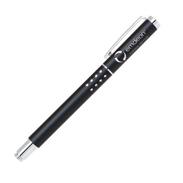 Metal cap-off rollerball pen with a matte lacquer finish and shining... from ASI 68190 Lungsal / Lungsal