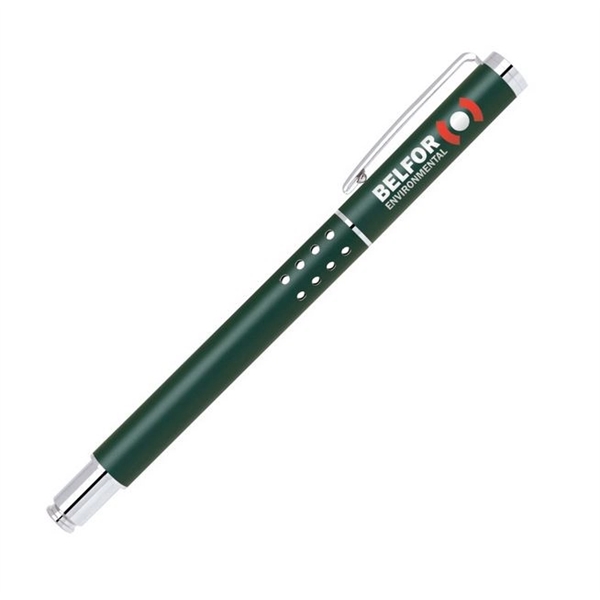 Metal cap-off rollerball pen with a matte lacquer finish and shining... from ASI 68190 Lungsal / Lungsal