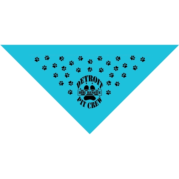 14" x 14" x 19" triangular shaped bandanna made of 100%... from ASI 44020 Bandanna Promotions By CARO-LINE / Swag-Wag Pets