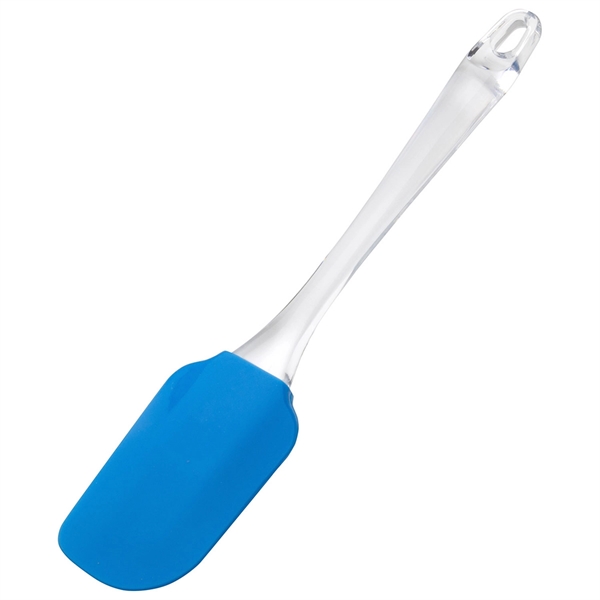 Spatula with a silicone blade and clear acrylic handle.... from ASI 57956 Graphco line