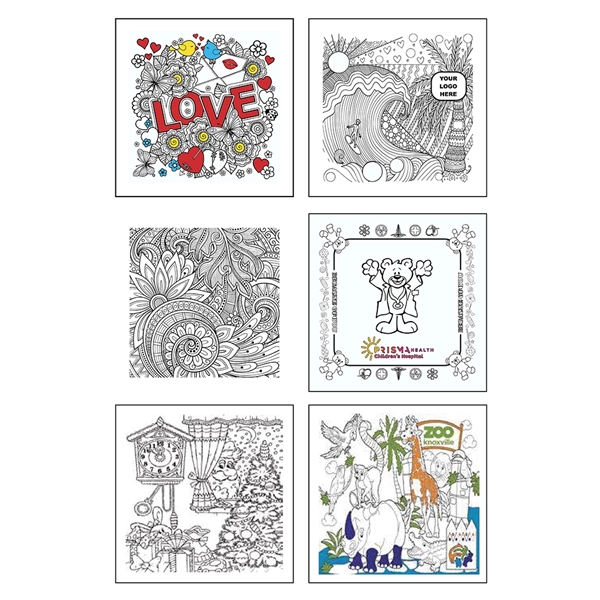 22" x 22" square cotton bandanna with writeable surface.... from ASI 44020 Bandanna Promotions By CARO-LINE / Bandanna Promotions