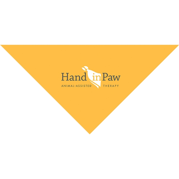 22'' x 22'' x 29" solid cotton triangular bandana.... from ASI 44020 Bandanna Promotions By CARO-LINE / Swag-Wag Pets
