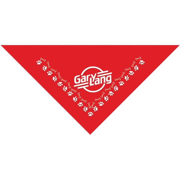 22'' x 22'' x 29" solid cotton triangular bandana.... from ASI 44020 Bandanna Promotions By CARO-LINE / Swag-Wag Pets
