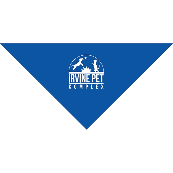 22'' x 22'' x 29" solid cotton triangular bandana.... from ASI 44020 Bandanna Promotions By CARO-LINE / Swag-Wag Pets