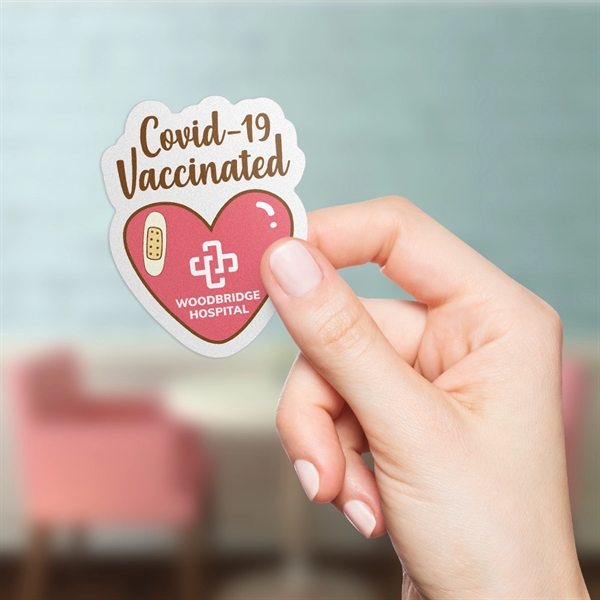 Custom Vaccine Stickers in Any Shape and Size... from ASI 89791 StickerYou
