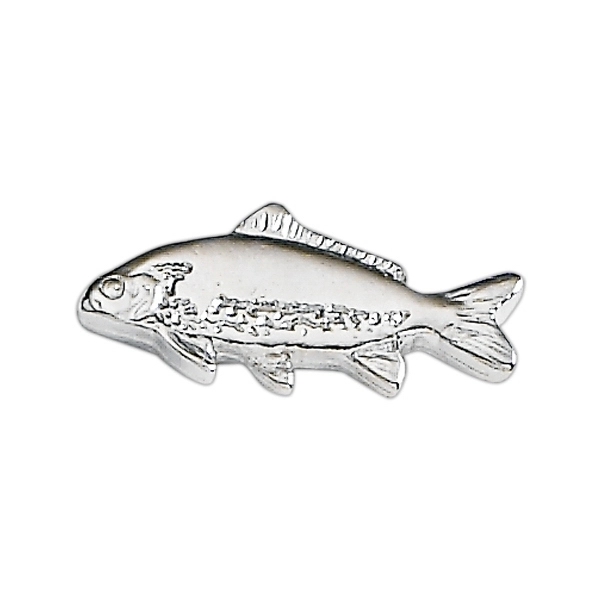Fish shape lapel pin with military clutch.... from ASI 68760 Marken Industries