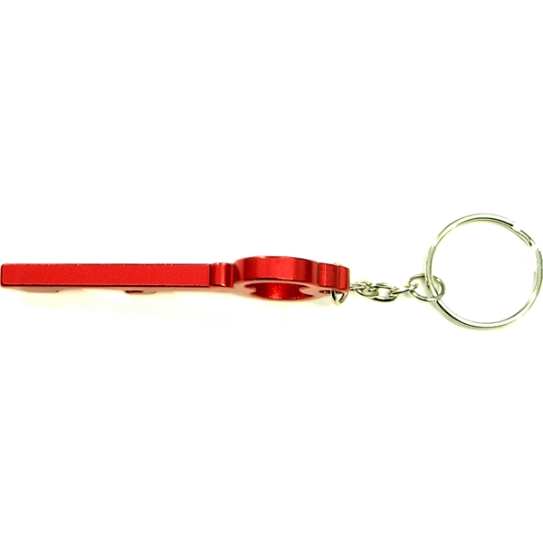 Key shaped aluminum bottle opener with key chain.... from ASI 74585 Nu Promo International / Nu Promo Line