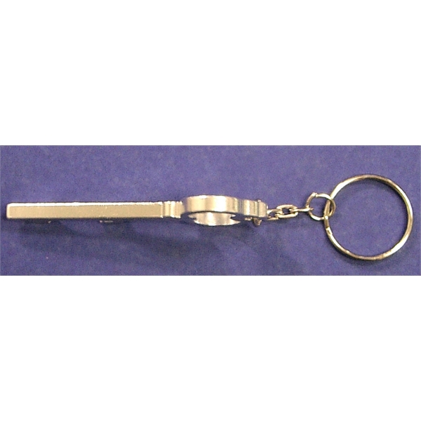 Key shaped aluminum bottle opener with key chain.... from ASI 74585 Nu Promo International / Nu Promo Line