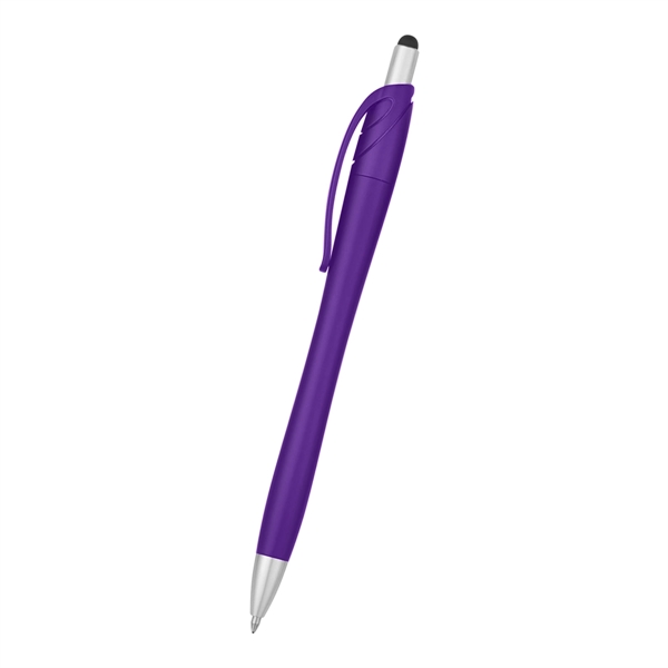 Evolution Stylus Pen.  Plunger Action and Stylus on Top.... from ASI 61125 Hit Promotional Products / Hit®