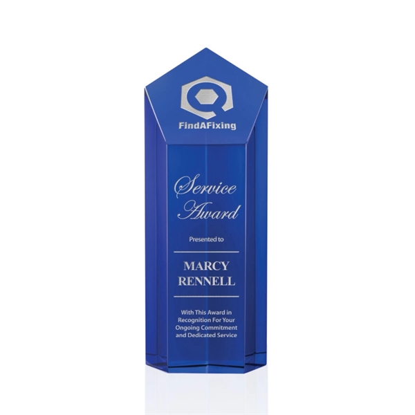 The Jolanda Award is a solid Optical Crystal pentagon tower with... from ASI 84592 St Regis Group / St Regis