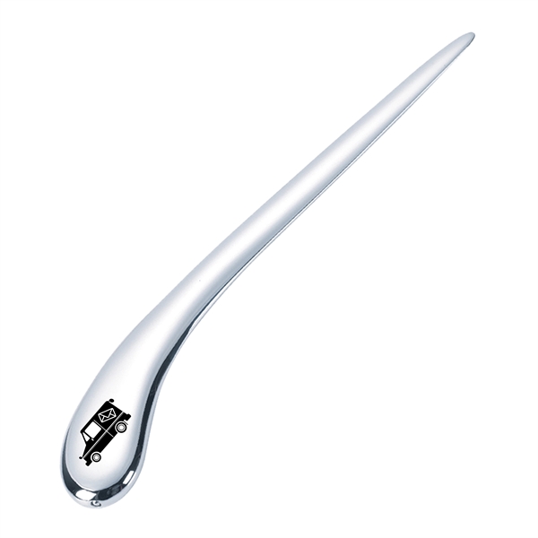 Silver, curved edge letter opener.... from ASI 73010 Natico Originals Inc / Natico Originals