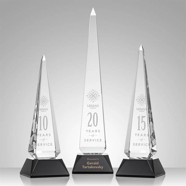 A dramatic Optical Crystal towering Obelisk to recognize the pinnacle of... from ASI 84592 St Regis Group / St Regis