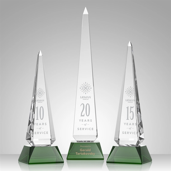 A dramatic Optical Crystal towering Obelisk to recognize the pinnacle of... from ASI 84592 St Regis Group / St Regis