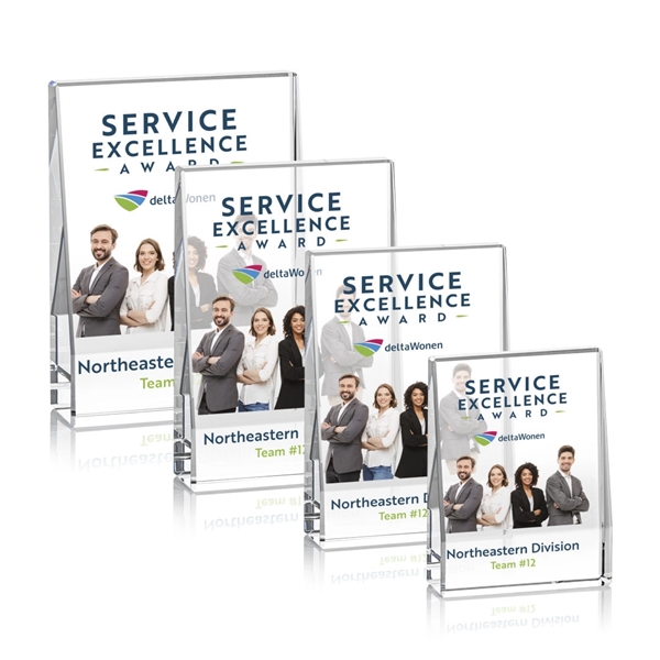 The Miranda VividPrint™ Award is an extra thick freestanding solid Optical... from ASI 84592 St Regis Group / St Regis