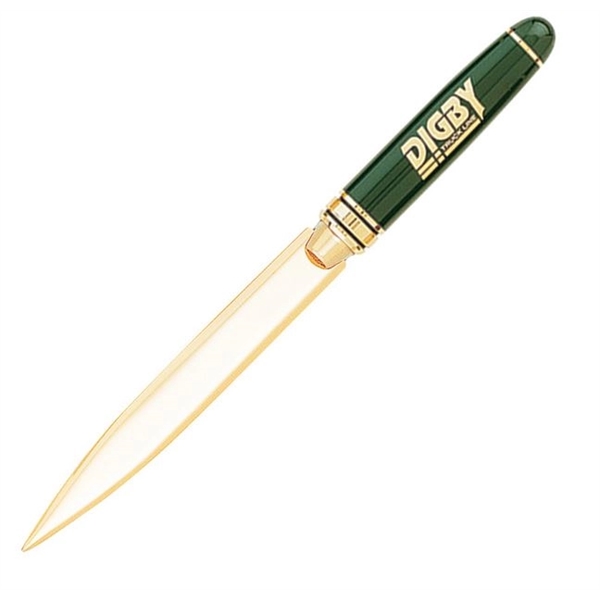 Letter opener with a heavy brass constructed barrel.... from ASI 68190 Lungsal / Lungsal