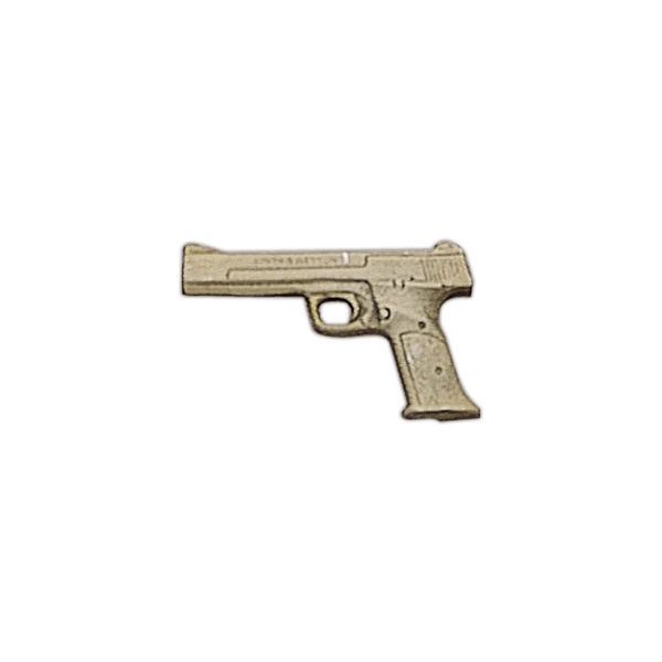 Gun - MK design cast lapel pin with military clutch.... from ASI 68760 Marken Industries