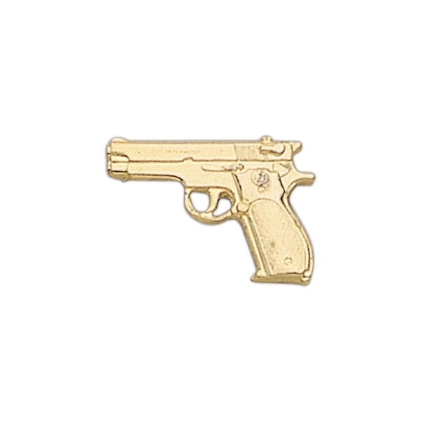 Gun - MK design cast lapel pin with military clutch.... from ASI 68760 Marken Industries