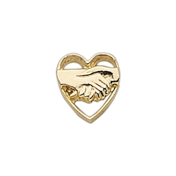 Heart lapel pin with military clutch.... from ASI 68760 Marken Industries
