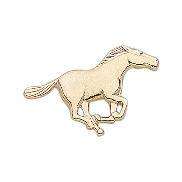 Horse lapel pin with military clutch.... from ASI 68760 Marken Industries