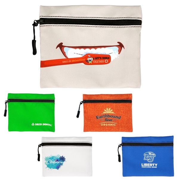 FULL COLOR SQUARE TRAVEL POUCH... from ASI 30208 A P Specialties / AP Specialties