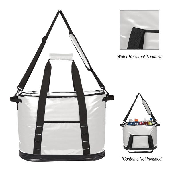 Waterproof, rugged kooler bag made of 45C tarpaulin that's resistant to... from ASI 61125 Hit Promotional Products / Hit®