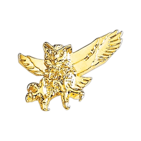 Owl lapel pin with military clutch.... from ASI 68760 Marken Industries / Marken