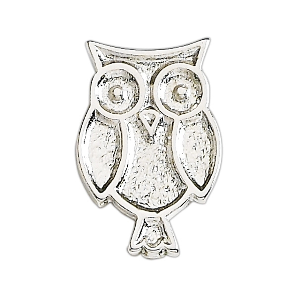 Owl lapel pin with military clutch.... from ASI 68760 Marken Industries / Marken