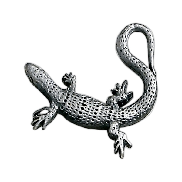 Lizard shape lapel pin with military clutch.... from ASI 68760 Marken Industries / Marken
