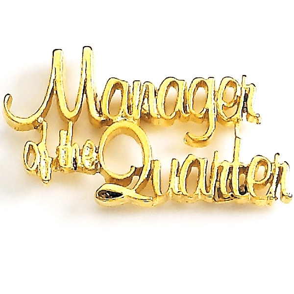 Manager lapel pin with military clutch.... from ASI 68760 Marken Industries / Marken