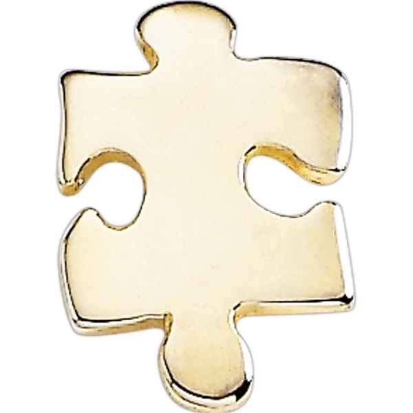 Puzzle piece lapel pin with military clutch.... from ASI 68760 Marken Industries / Marken