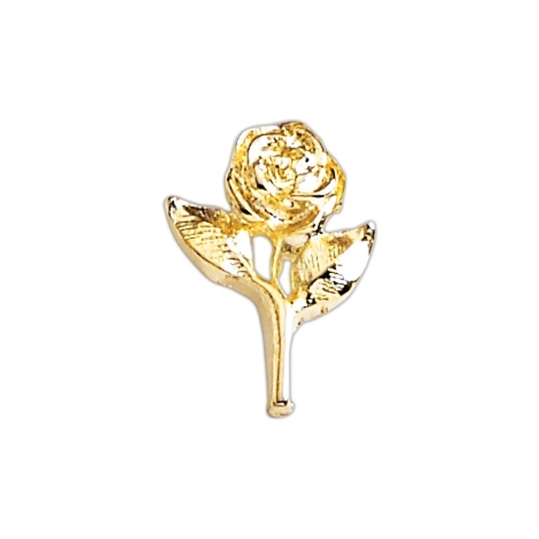 Rose shape lapel pin with military clutch.... from ASI 68760 Marken Industries / Marken