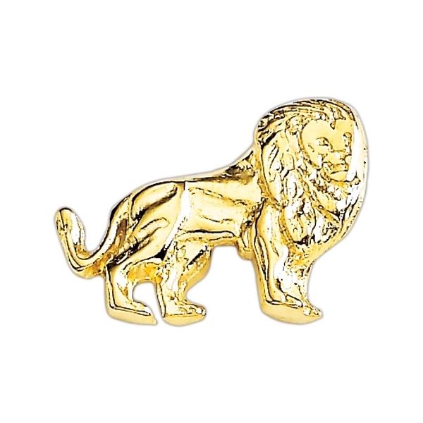 Lion lapel pin with military clutch.... from ASI 68760 Marken Industries / Marken