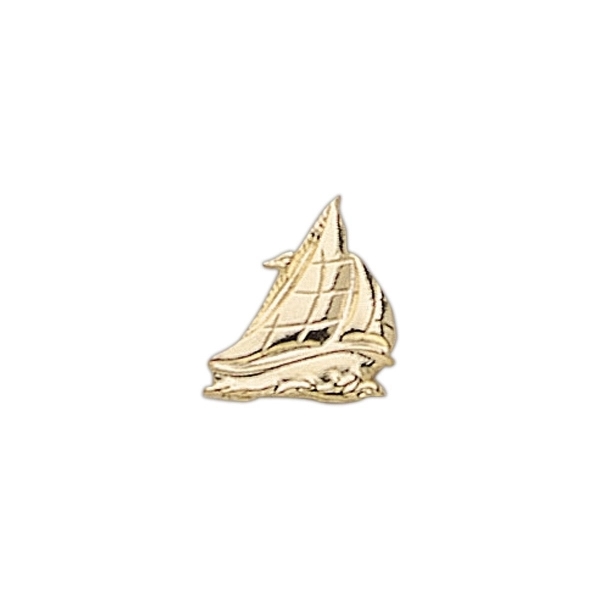 Sailboat lapel pin with military clutch.... from ASI 68760 Marken Industries