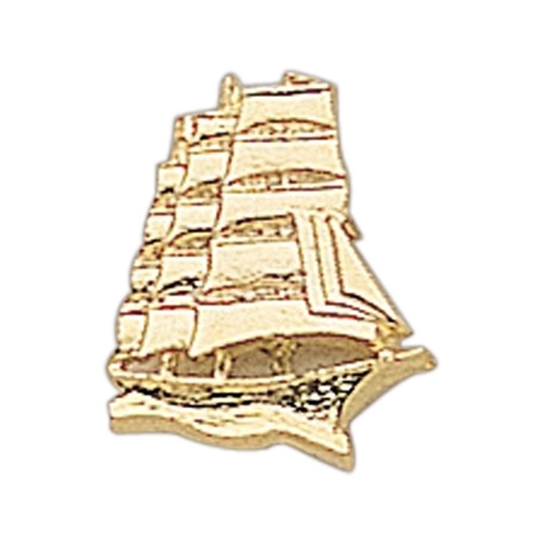 Sailboat lapel pin with military clutch.... from ASI 68760 Marken Industries