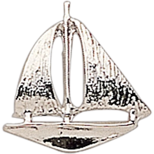 Sailboat lapel pin with military clutch.... from ASI 68760 Marken Industries