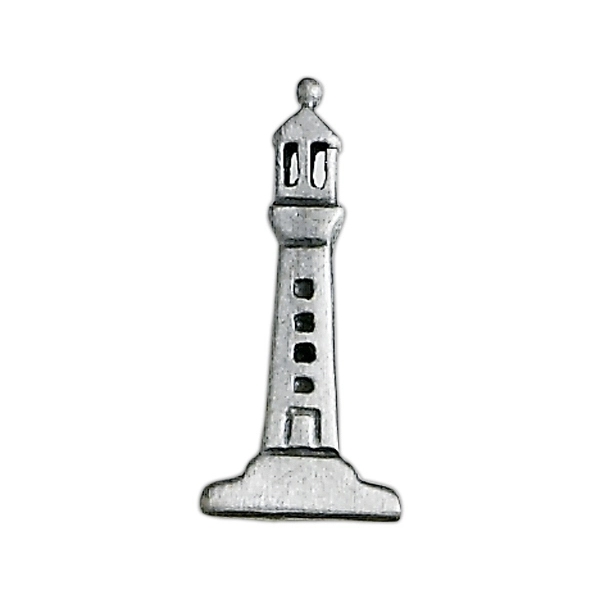 Lighthouse shape lapel pin with military clutch.... from ASI 68760 Marken Industries
