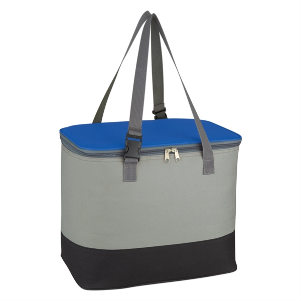 Polyester cooler bag with foam insulation, zippered main compartment and 22"... from ASI 61125 Hit Promotional Products / Hit®
