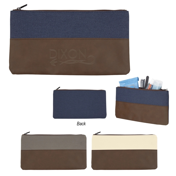 10" x 5 1/2" zippered pouch made of 12 oz. cotton... from ASI 61125 Hit Promotional Products / Hit®