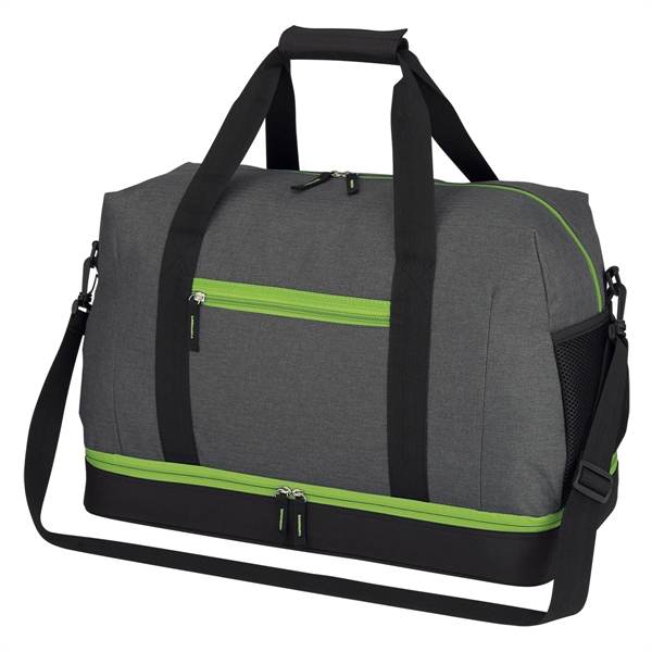 19 1/2" x 12 1/2" x 10" duffel bag made of... from ASI 61125 Hit Promotional Products / Hit®