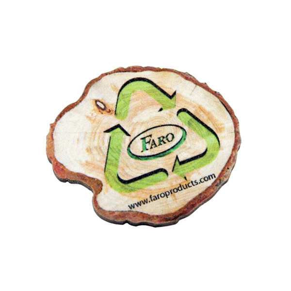 Lapel Pins made from sustainable wood, imprinted or engraved.... from ASI 53697 Faro Products