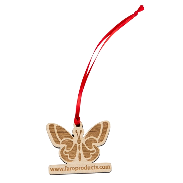 Wood Ornaments that can be printed or laser engraved.... from ASI 53697 Faro Products