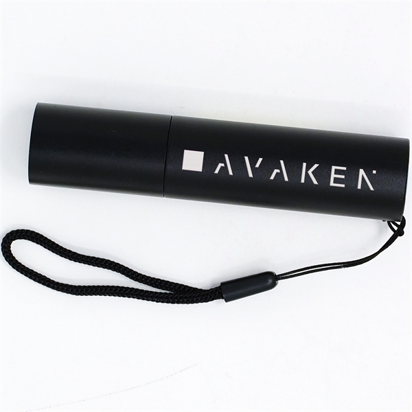 A rechargeable Cree COB LED flashlight with 2 settings and zoom.... from ASI 61966 HPG / Beacon Promotions