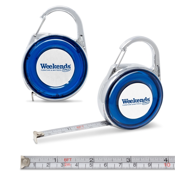 Metal tape measure. Inch and centimeter markings, plastic body.... from ASI 34040 Alexander Mfg Co