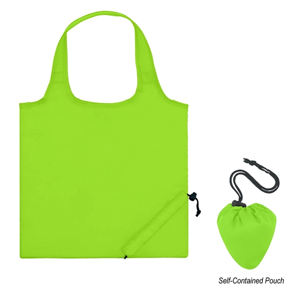 Foldaway Tote.  Made of 210 Denier Polyester.  18" Handles.... from ASI 61125 Hit Promotional Products / Hit®