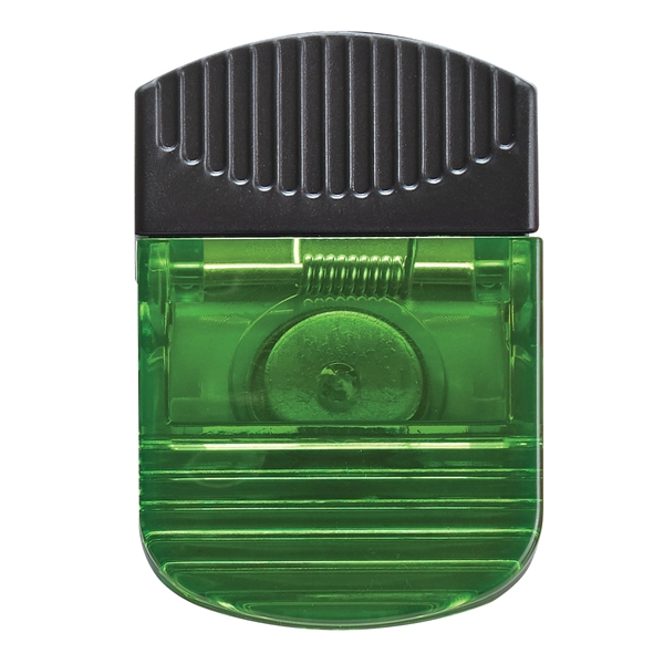 Wide Rectangle Clip.  Spring-Loaded Hinge.  Magnet on Back Side.... from ASI 61125 Hit Promotional Products / Hit®