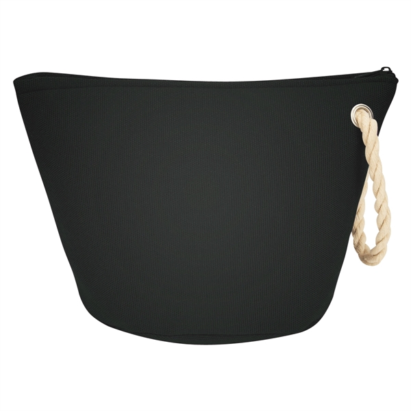 600D polyester cosmetic bag with rope strap... from ASI 61125 Hit Promotional Products / Hit®