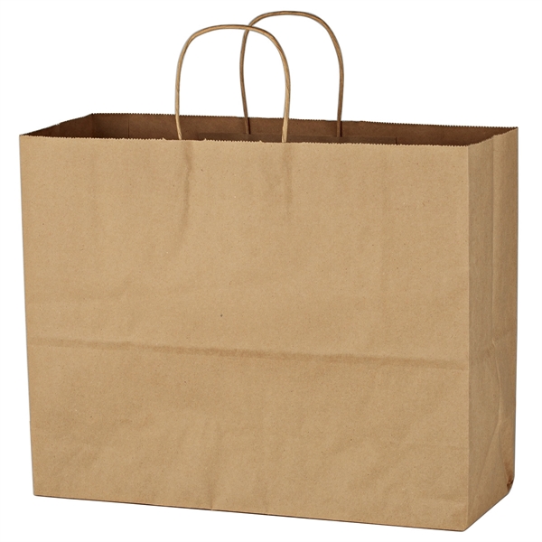 16" x 12 1/2" shopping bag made from Kraft paper.... from ASI 61125 Hit Promotional Products / Hit®