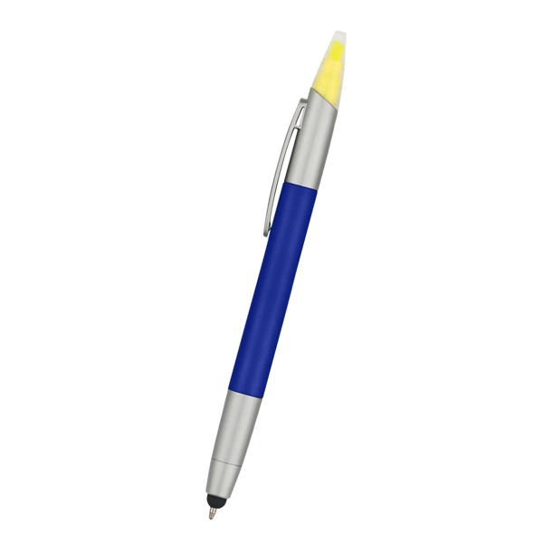 3-in-1 features a twist action pen, chisel tip highlighter and handy... from ASI 61125 Hit Promotional Products / Hit®
