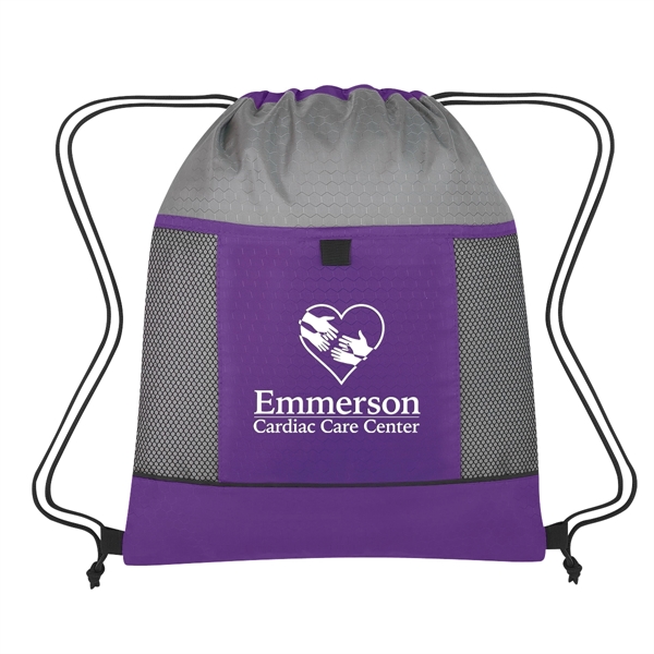 Honeycomb Ripstop Drawstring Bag.  Made of 420 Denier Ripstop. ... from ASI 61125 Hit Promotional Products / Hit®